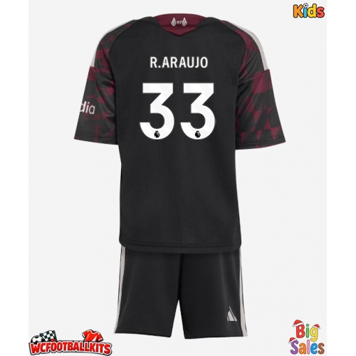Liverpool Ronald Araujo #33 Replica Third Stadium Kit for Kids 2026-27 Short Sleeve (+ pants)